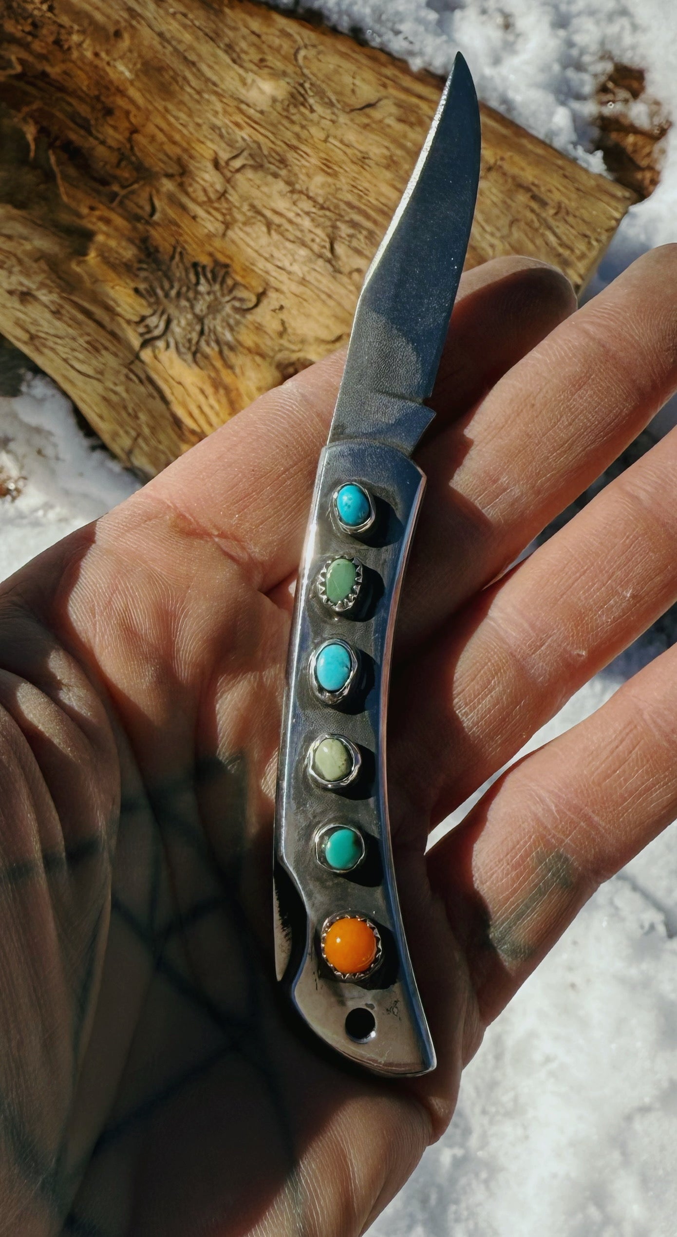Turquoise Pocket Knife- Design Your Own!