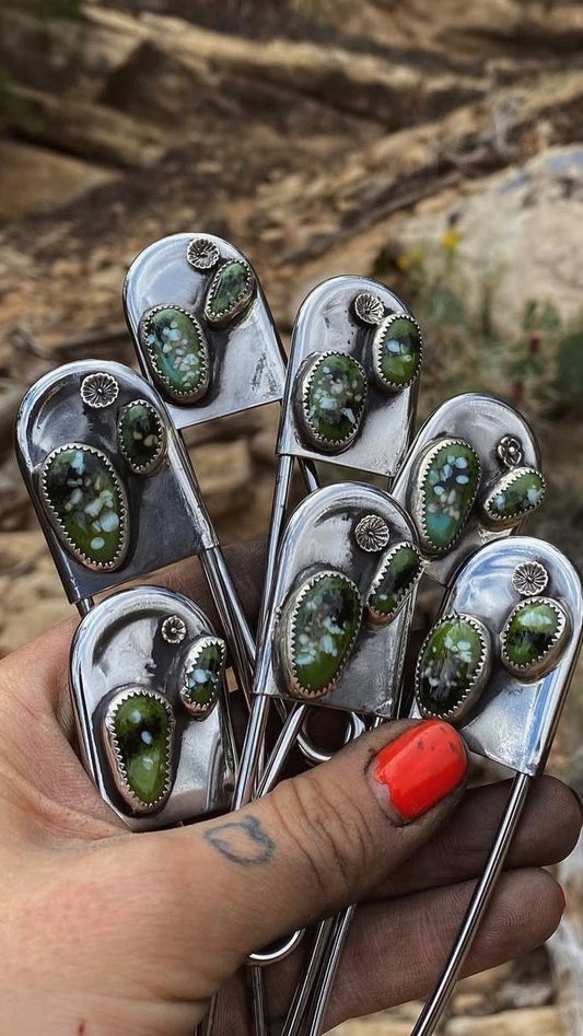 Cactus Safety Pin 4”