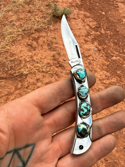 Turquoise Pocket Knife- Design Your Own!